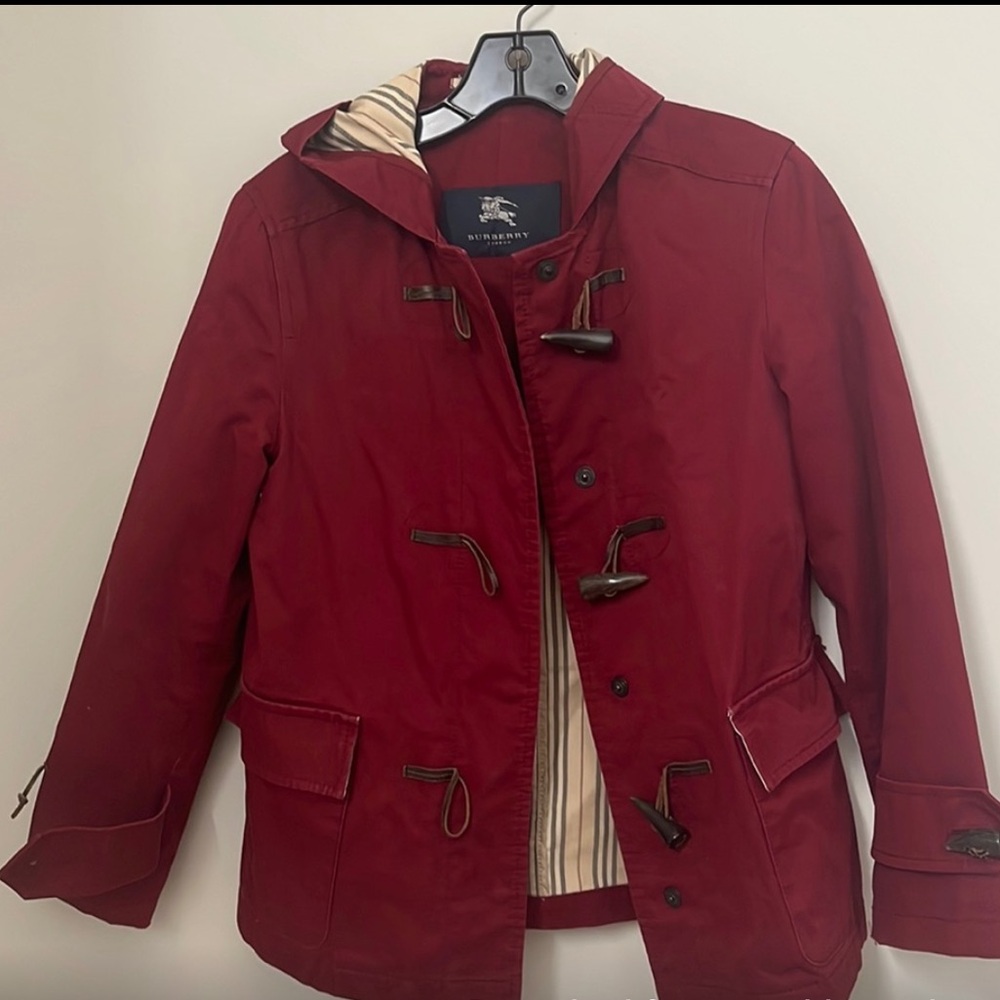Burberry coat w/ wool liner